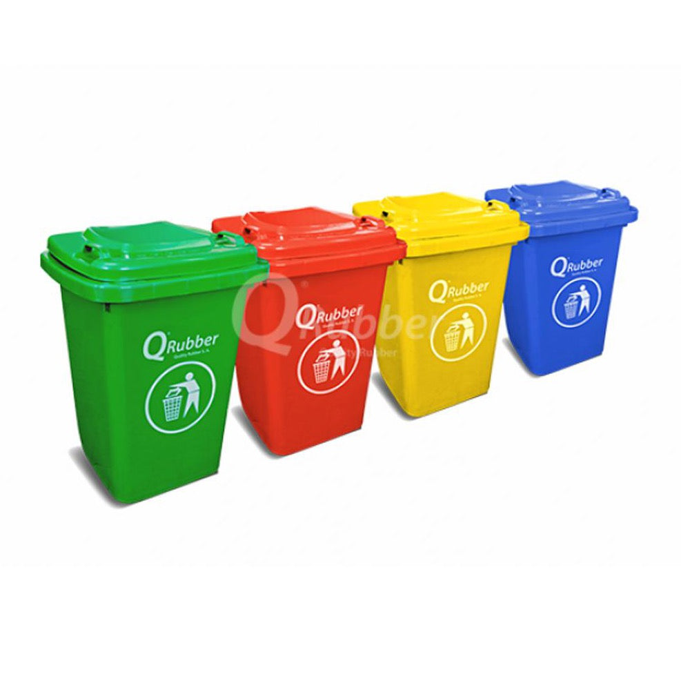 BASURERO CONTENEDOR BASURA 50 LTS COLORES